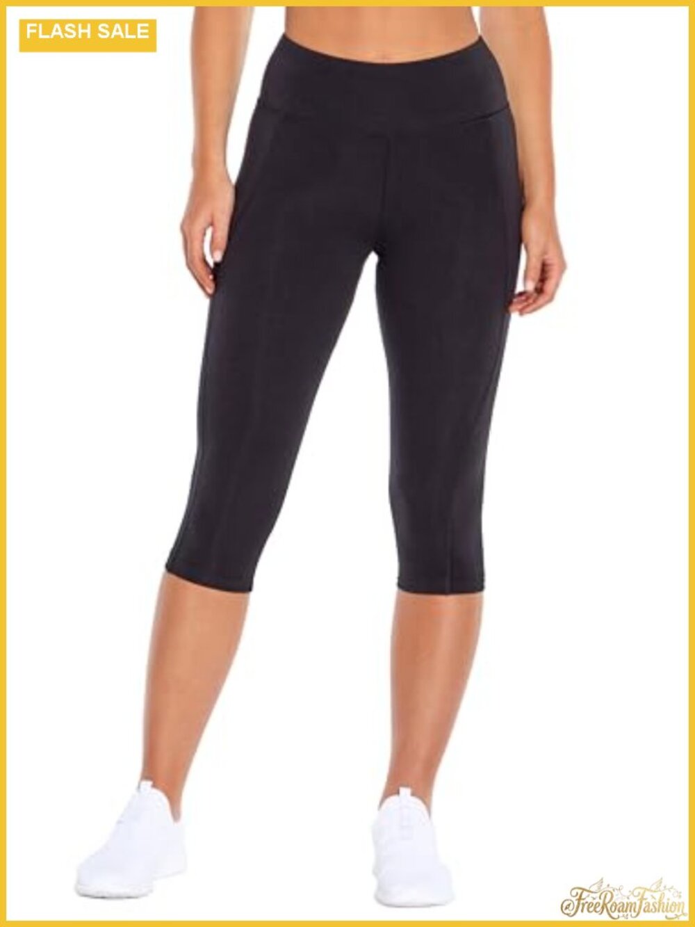 Marika Carrie Slim Fit High Rise Capri Legging Cotton Blend Tummy Control